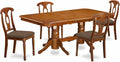 East West Furniture NANA5-SBR-C 5 Piece Dining Room Furniture Set Includes a by EastWestFurniture