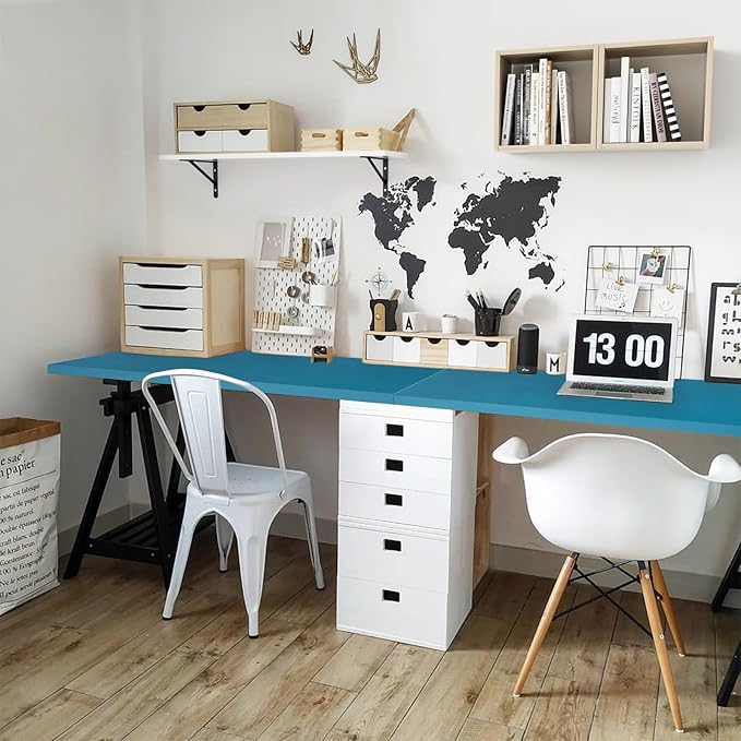 Kaboon Universal Table Top 45.67"x23.62", Solid One-Piece Desktop, Reversible - Image 2