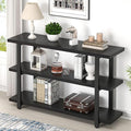 FOLUBAN Black Entryway Table, Modern Console Tables by FOLUBAN