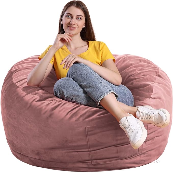 Bean Bag Chairs, Memory Foam Stuffing Bean Bag Chair by Unknown