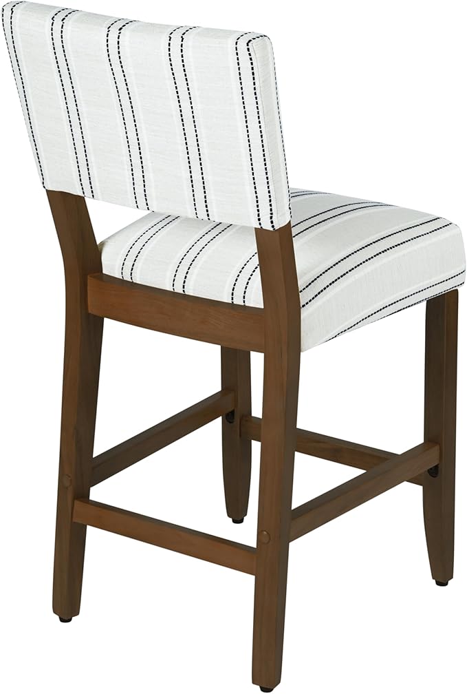 HomePop 24" Open Back Counter Stool|HomePop Home Décor|Fabric Chairs - Image 9