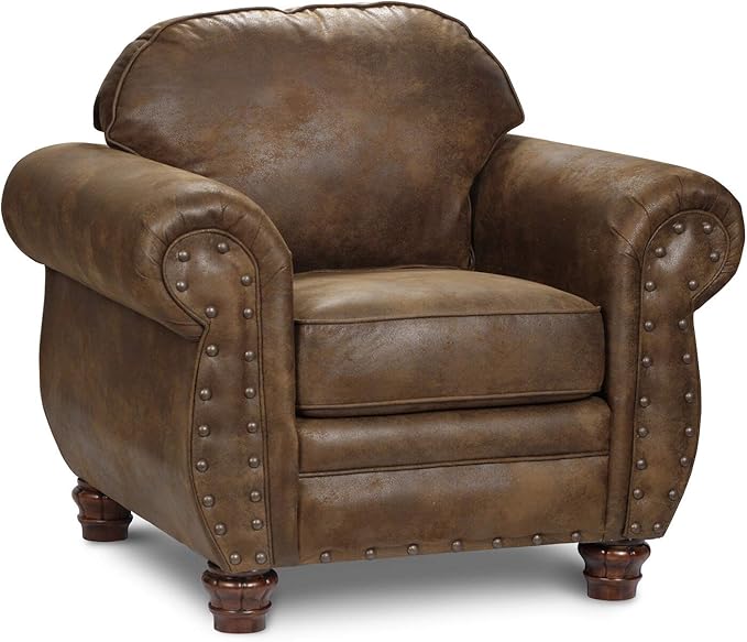 American Furniture Classics Sedona 4-Piece Microfiber Sofa Set in Brown - Image 8