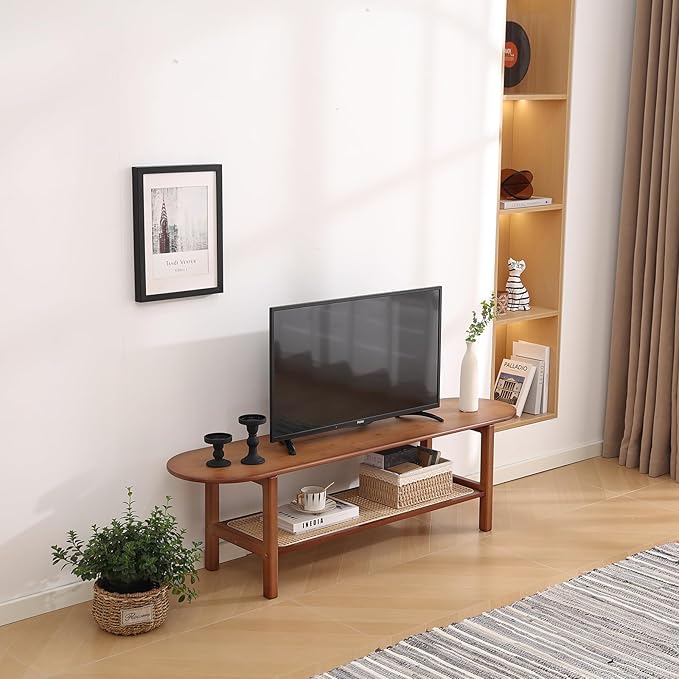 Tiita Bamboo TV Stand with Storage by TiitaHome