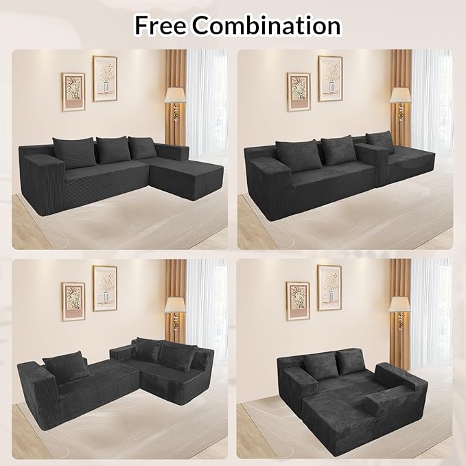 ANONER 103" Cloud Sectional Couch - Image 5