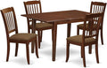 East West Furniture NODA5-MAH-C 5 Piece Dining Table Set by EastWestFurniture