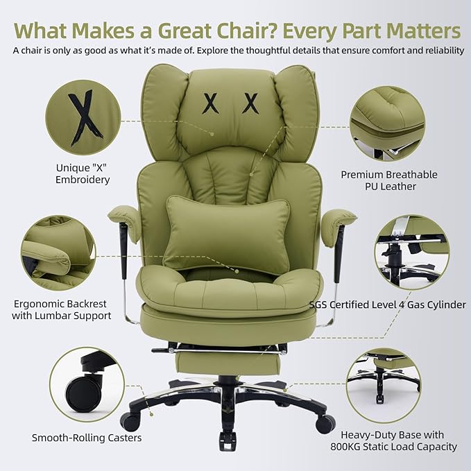 Efomao Big and Tall Office Chair - Image 4