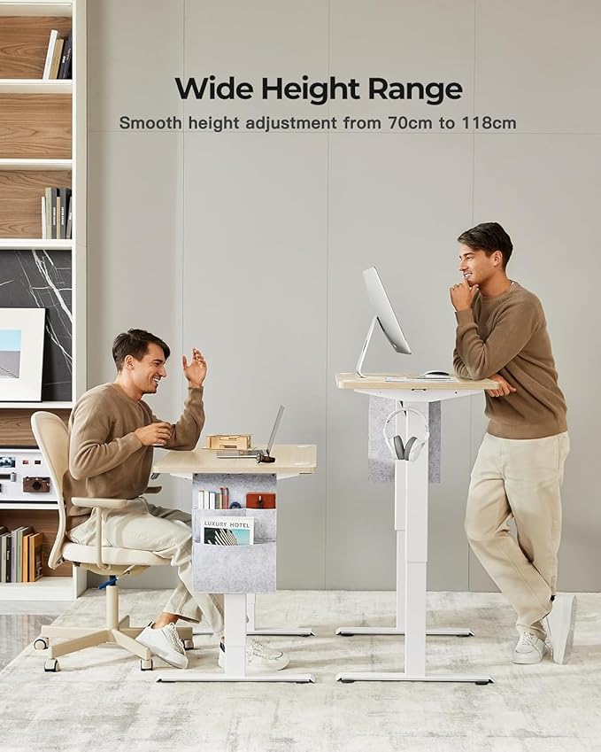 HUANUO Electric Standing Desk, 40 x 24 Inch Height Adjustable Computer Desk - Image 8