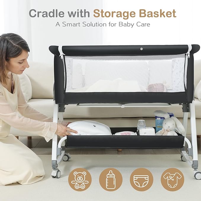 Baby Bassinet, Bedside Bassinet - Image 7
