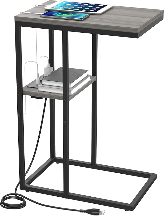 Yoobure C Shaped End Table by Yoobure