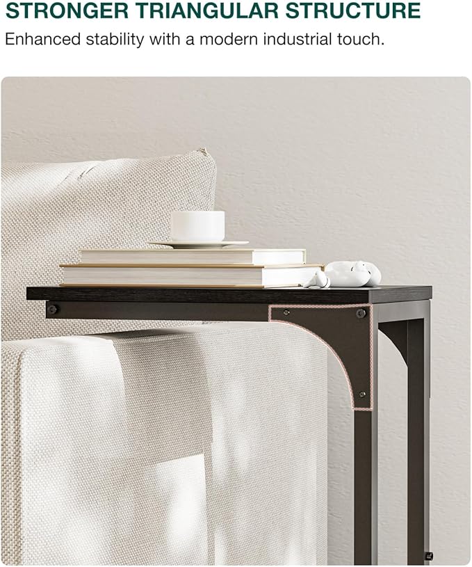 C-Shaped Side Table for Couch - Image 7