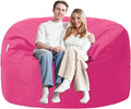 5FT Bean Bag Chair with Ultra Soft Velvet Cover Bean Bag Sofa with Memory Foam by Unknown
