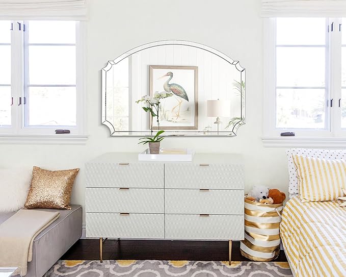 Chende Large Arched Wall Mirror - Image 5