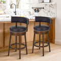 COLAMY Swivel Bar Stools Set of 2, 30 Inch Swivel Bar Height Bar Stools by COLAMYINC