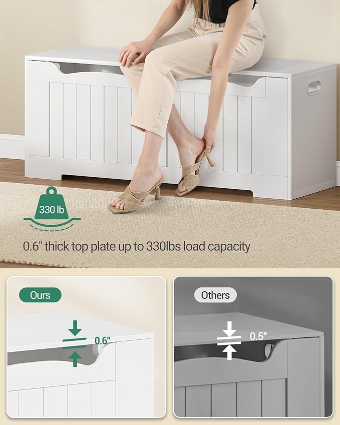 47.2" Storage Chest, Extra Large Storage Bench Trunk - Image 8