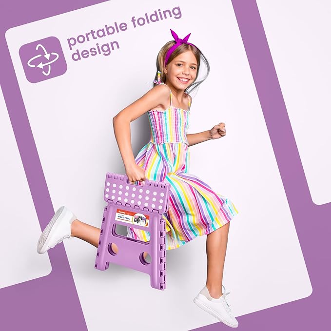 ACSTEP 13 Inch Folding Step Stool, Foldable Step Stools - Image 4