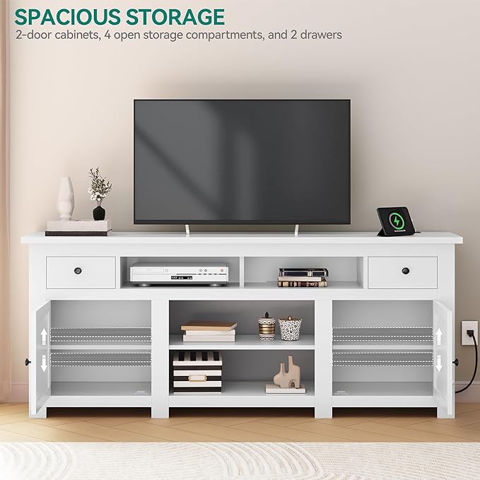YITAHOME TV Stand for 75/80 Inch TV, Entertainment Center, TV Cabinet - Image 3
