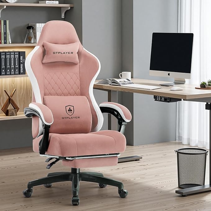 GTPLAYER Office Chair, Gaming Computer Desk Fabric Chair - Image 2