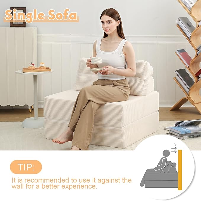 MeMoreCool Instant Guest-Ready Comfort — Convertible Sofa Chair - Image 5