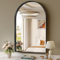 Brightify Arched Mirror, Arched Wall Mirror, 24 x 38 Inch Black Arch Mirror by Brightify