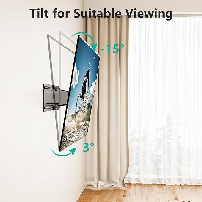 WALI Ultra Slim Full Motion TV Wall Mount Bracket - Image 5