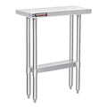 DuraSteel 30x12 Narrow Stainless Steel Table by DuraSteel
