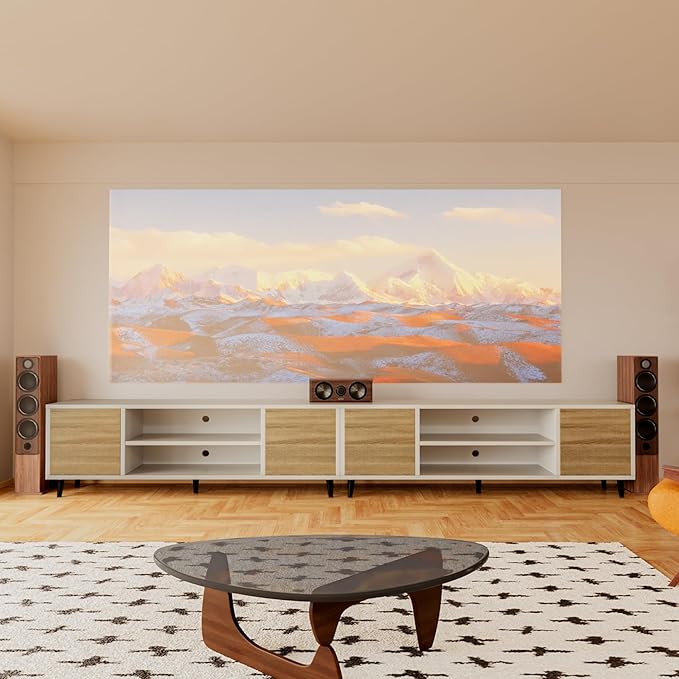 YESHOMY Modern TV Stand for 65" Television, Entertainment Center - Image 5