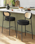 VASAGLE Bar Stools Set of 2, Bar Height Stools by VASAGLEbySONGMICSHOME