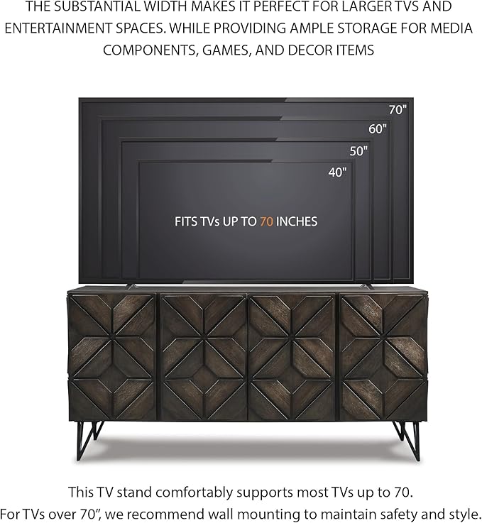 Signature Design by Ashley Chasinfield Urban Geometric Design TV Stand Fits TVs - Image 6