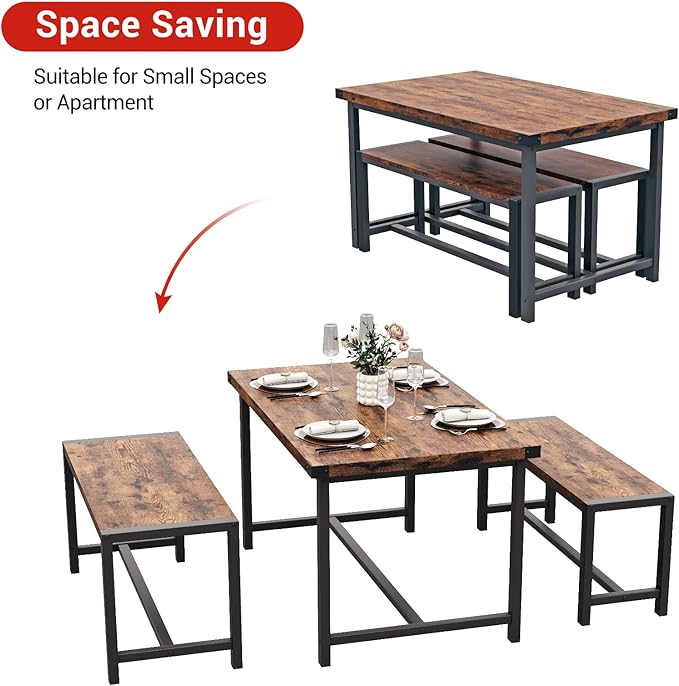 Garvee Dining Table Set for 4, Kitchen Table - Image 7