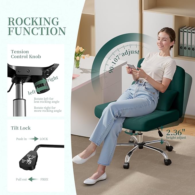 Warmiehomy Criss Cross Office Chair - Image 4