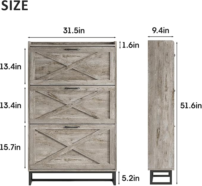 Maupvit Shoe Storage Cabinet - Image 2