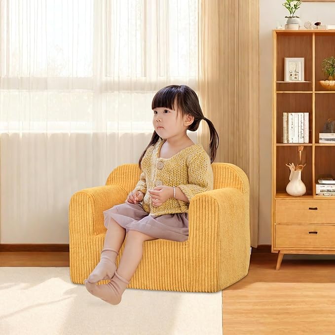 Getifun Kids Sofa, 2-in-1 Comfy Toddler Couch, Soft Sherpa Fold Out Toddler - Image 2