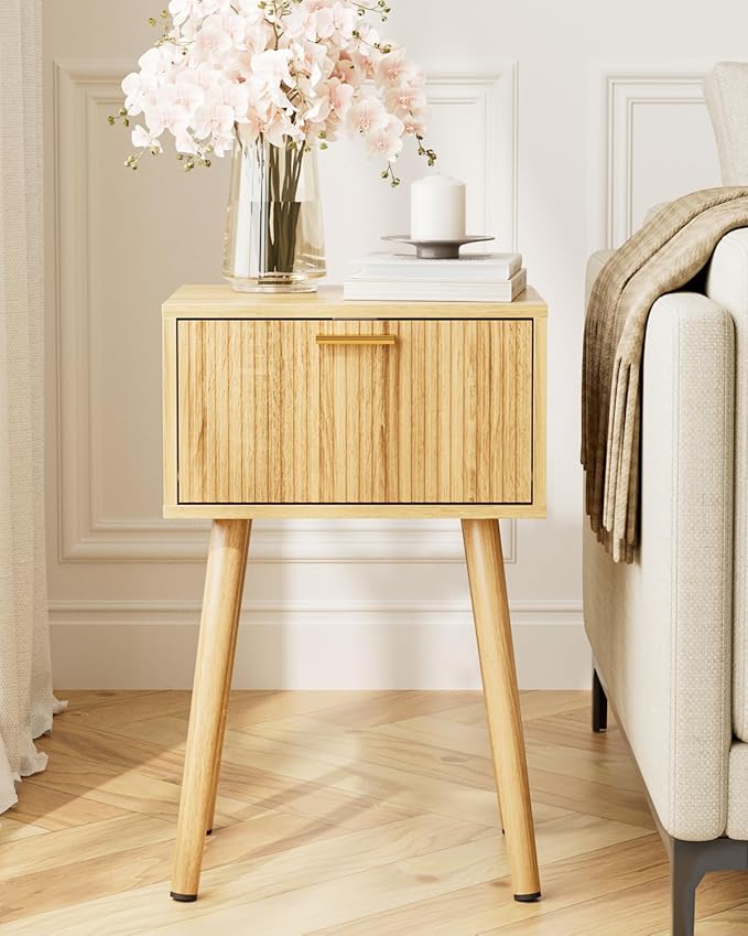 Night Stand Set 2, Oak Nightstand - Image 7