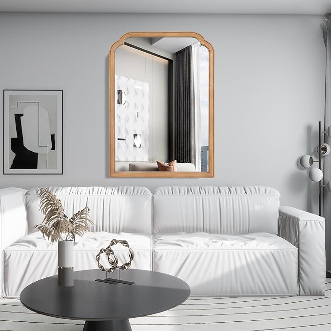WallBeyond 30" x 40" Wood Bathroom Mirror - Image 7