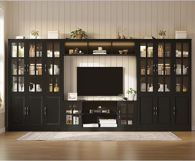 4-Piece Wall Unit TV Stand - Image 2