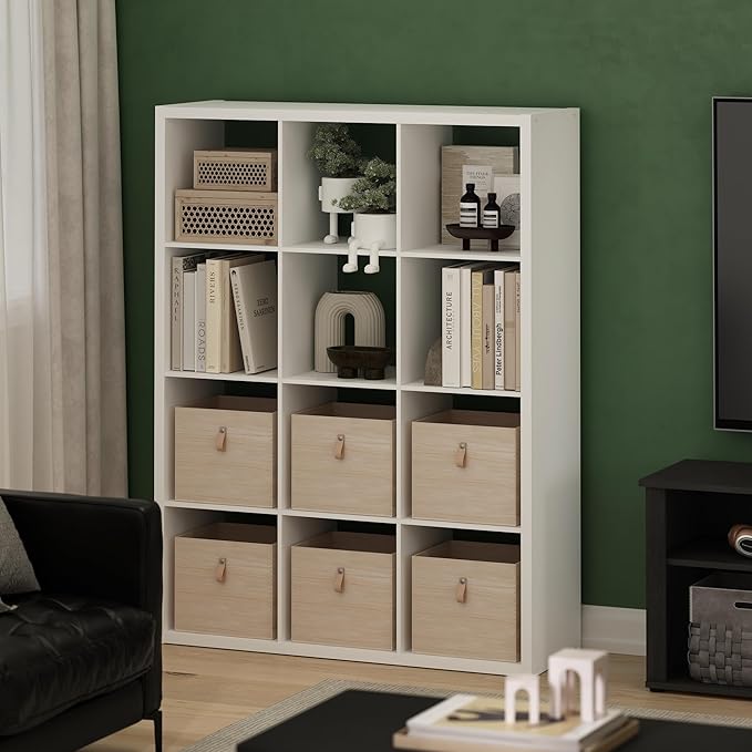 Furinno Cubicle Open Back Decorative Cube Storage Organizer - Image 2