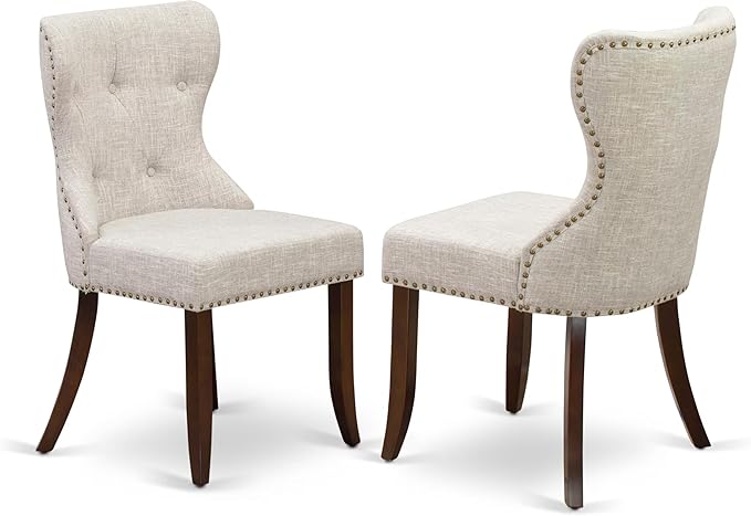 East West Furniture DLSI5-MAH-35 5 Piece Kitchen Table & Chairs Set Includes a - Image 4