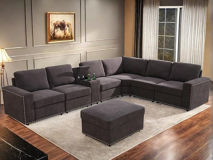 Sectional Couches for Living Room, Modular Sectional Sofa - Image 6