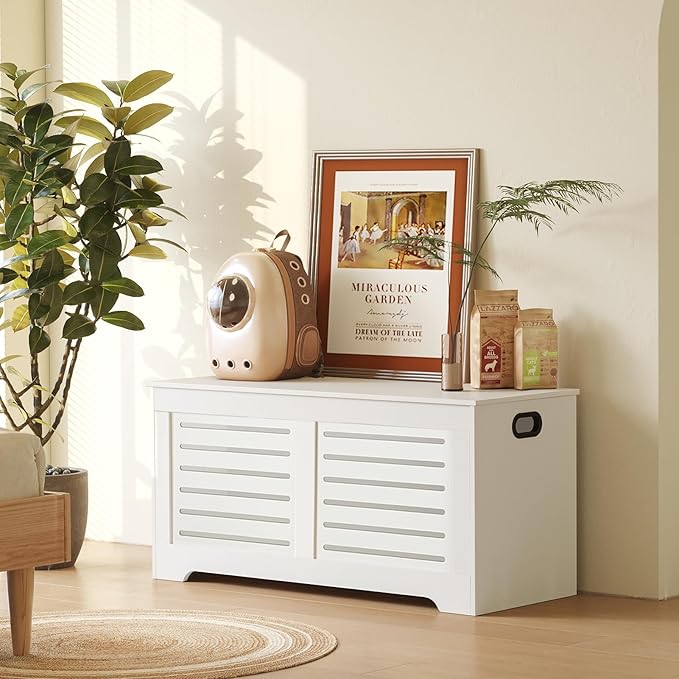 DINZI LVJ Storage Chest, 39.4”Wooden Toy Box - Image 8