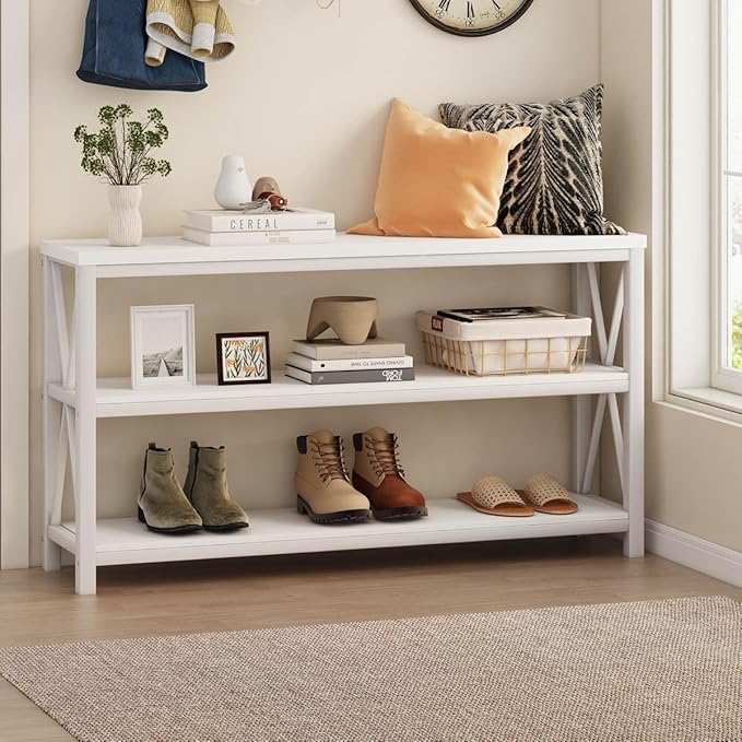 FATORRI Console Table for Entryway, Long Sofa Table - Image 8