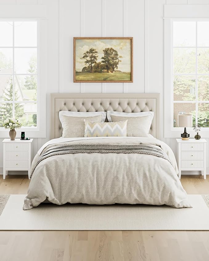Fluted Nightstand, Farmhouse Night Stand - Image 7