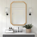 WallBeyond 24" x 36" Rounded Corner Arch Wall Mirror by WallBeyond