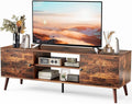 Sweetcrispy TV Stand for 55 60 inch TV, Modern Mid Century Entertainment Center by Sweetcrispy