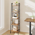 Ladder Shelf, Bookshelf Bookcase, Freestanding Corner Storage Shelve by Hzuaneri