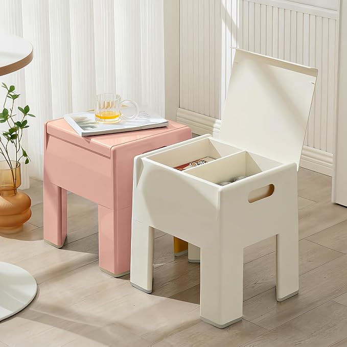 Nightstand Bedside with Storage Space, Dorm and Small Spaces, Easy Assembly - Image 6