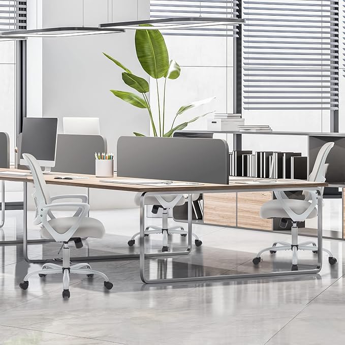 Office Chair, Mid Back Computer Ergonomic Mesh Desk - Image 9