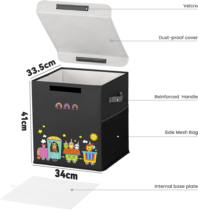 40L Large Toy Storage Box with Lid, Large Toy Box Chest - Image 3