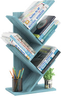 5 Tier Tree Book Shelf, Small Desktop Bookshelf by SHEEPAM