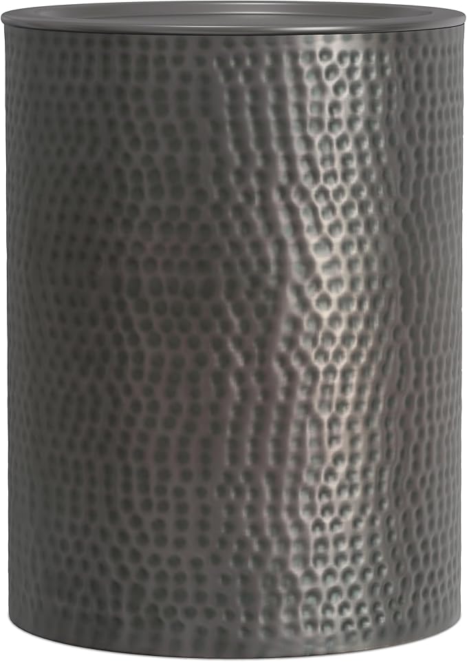 SIMPLIHOME Corbin 16 inch Wide Metal Side Table in Hammered Antique Copper - Image 7