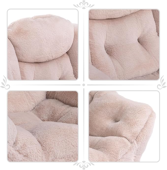 HollyHOME Fabric Lazy Chair - Image 5
